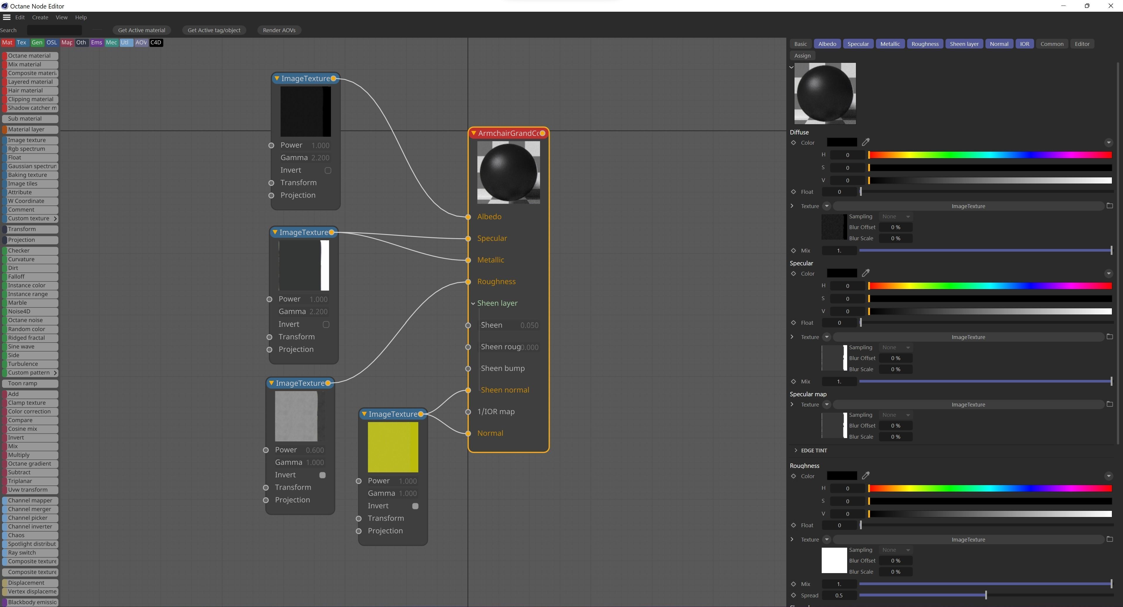 ANIMATION - Armchair Grand Confort 3D model_5