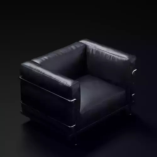ANIMATION - Armchair Grand Confort 3D model