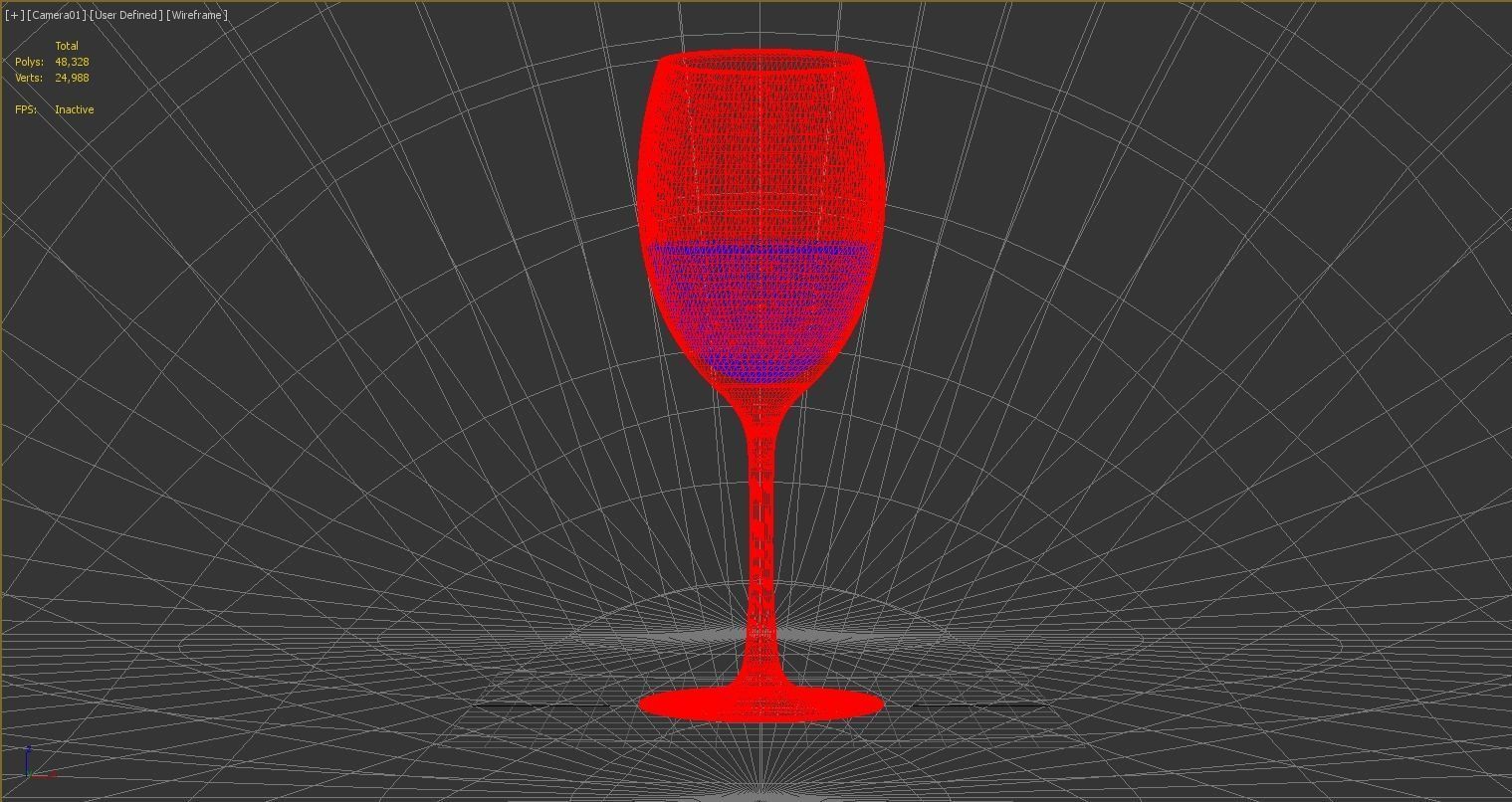 Red Wine 3D Model  3D model_2