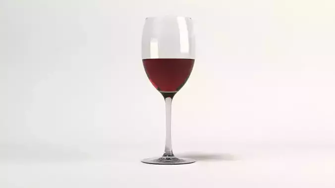 Red Wine 3D Model 