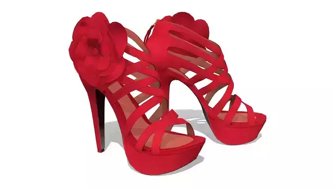 Cross Straps Ankle Heels