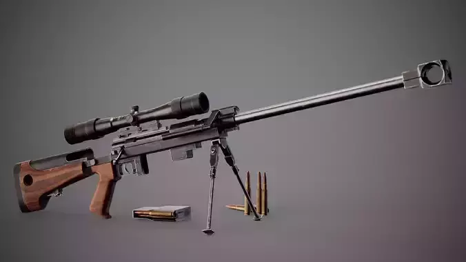 PGM Hecate II - Game Ready Low-poly 3D model