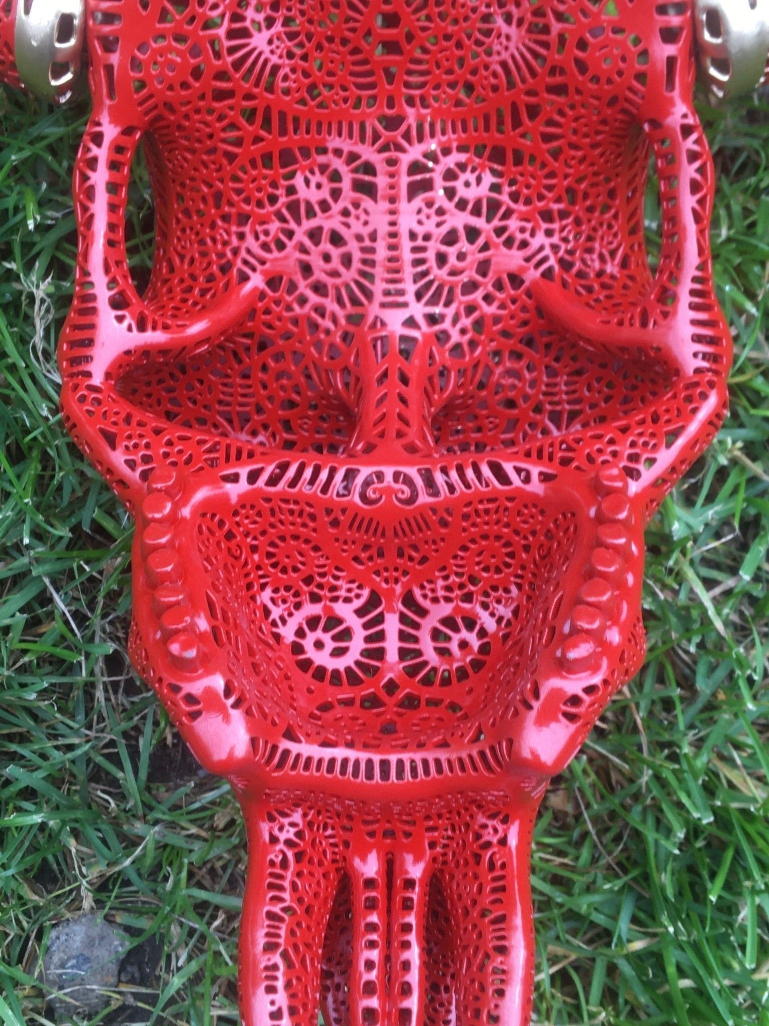 Filigree Bull Skull 3D print model_5