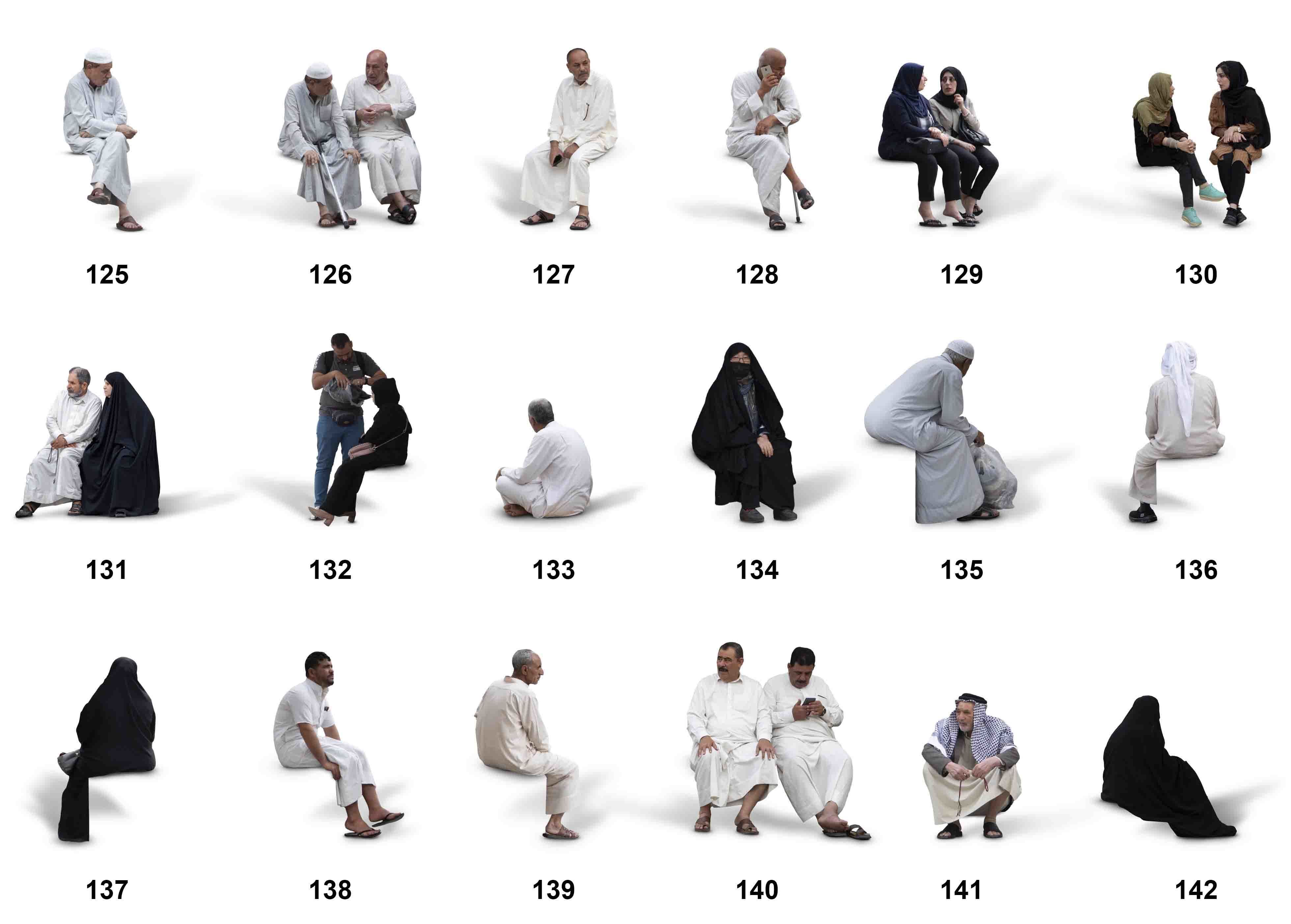 150 PNG and PSD Arabian people Full HD CUTOUT Pack 3D model_13