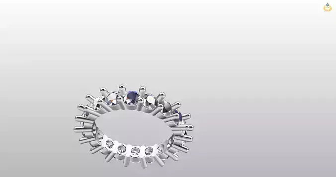 STL FILES gold ring with holes