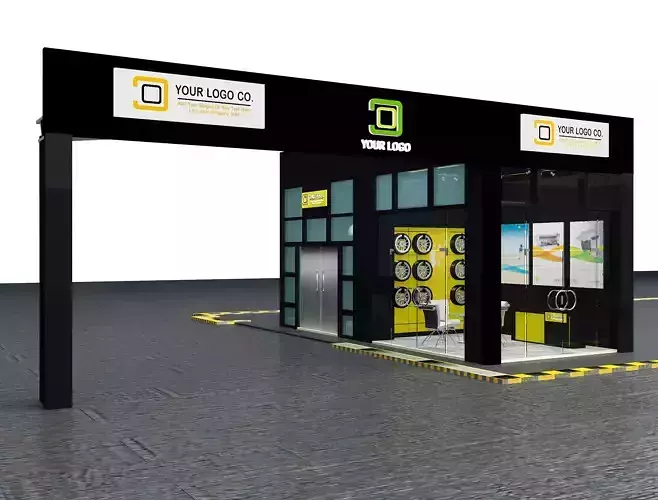 Car service entrance logo sign a611