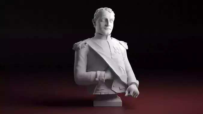 napoleon bonapart bust 3D print model