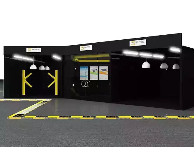 Car service entrance logo sign a612