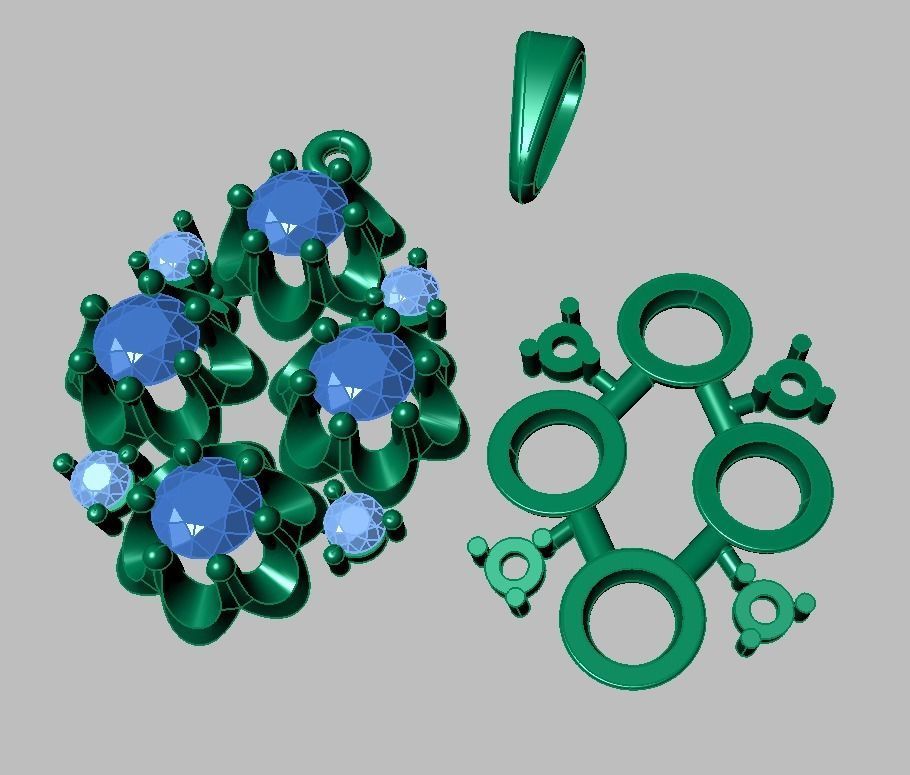 My Exclusive Pendant  3D 0114 printable model9ol20n 3D print model_18