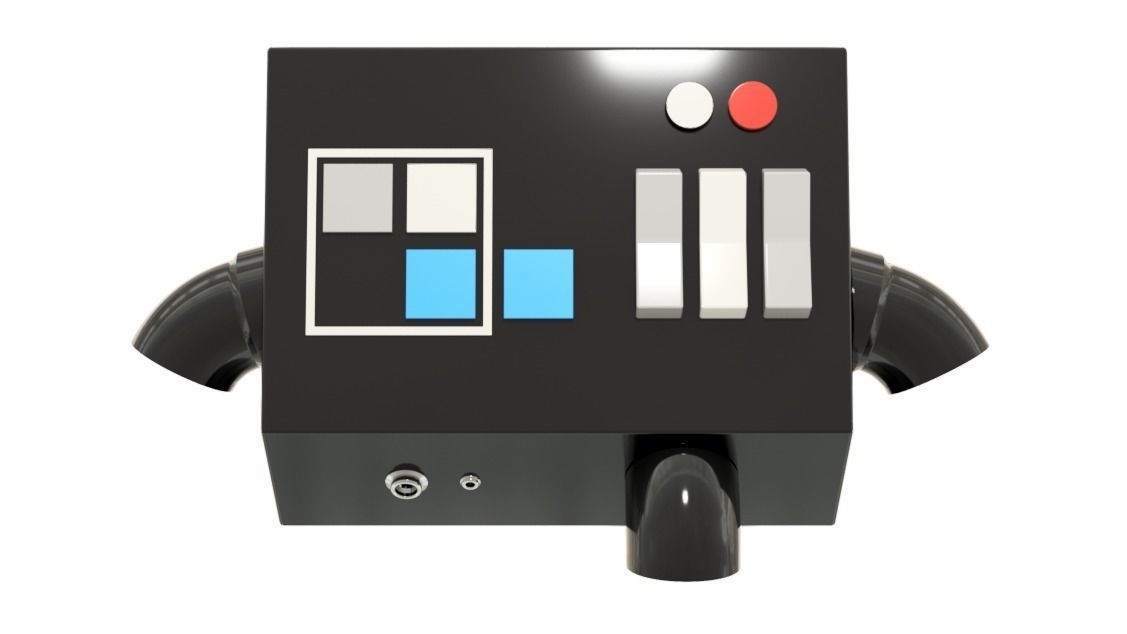 Star Wars - 181st Tie Pilot Type A Chest Box 3D print model_1