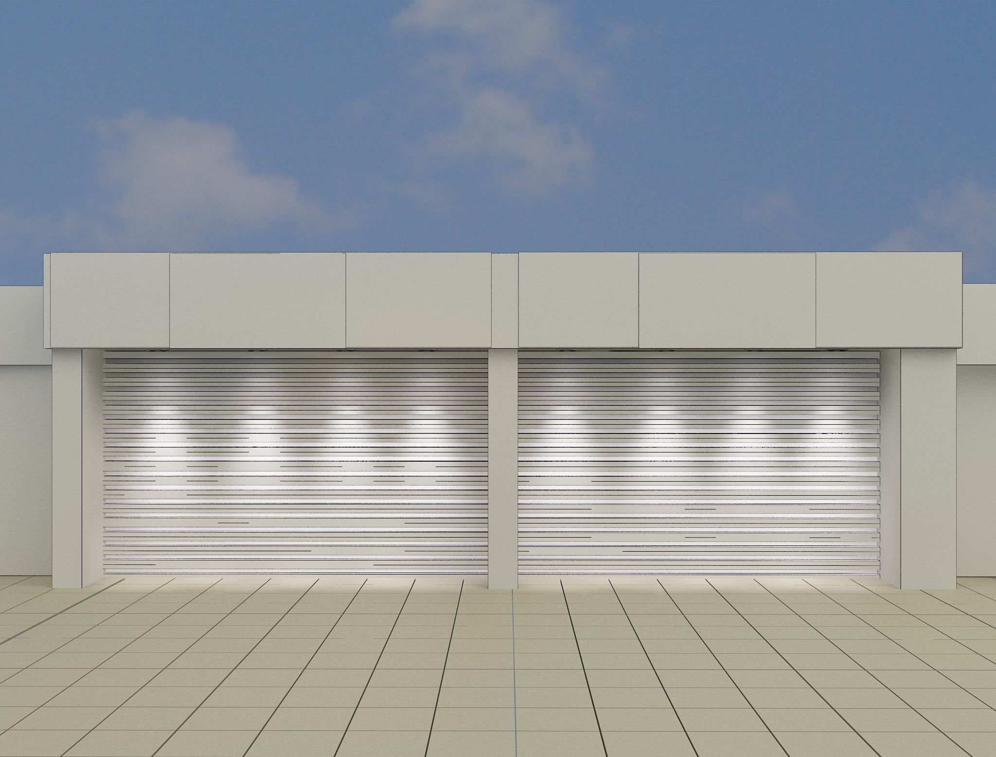  Car service entrance logo sign a615f 3D model_5