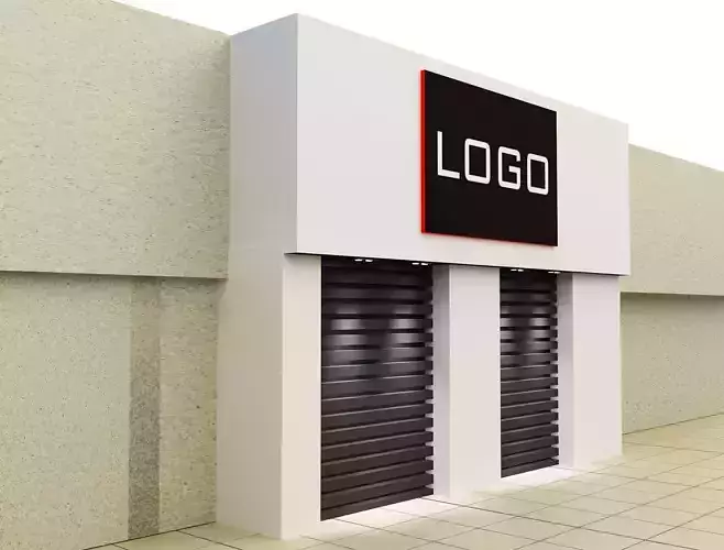  Car service entrance logo sign a615g