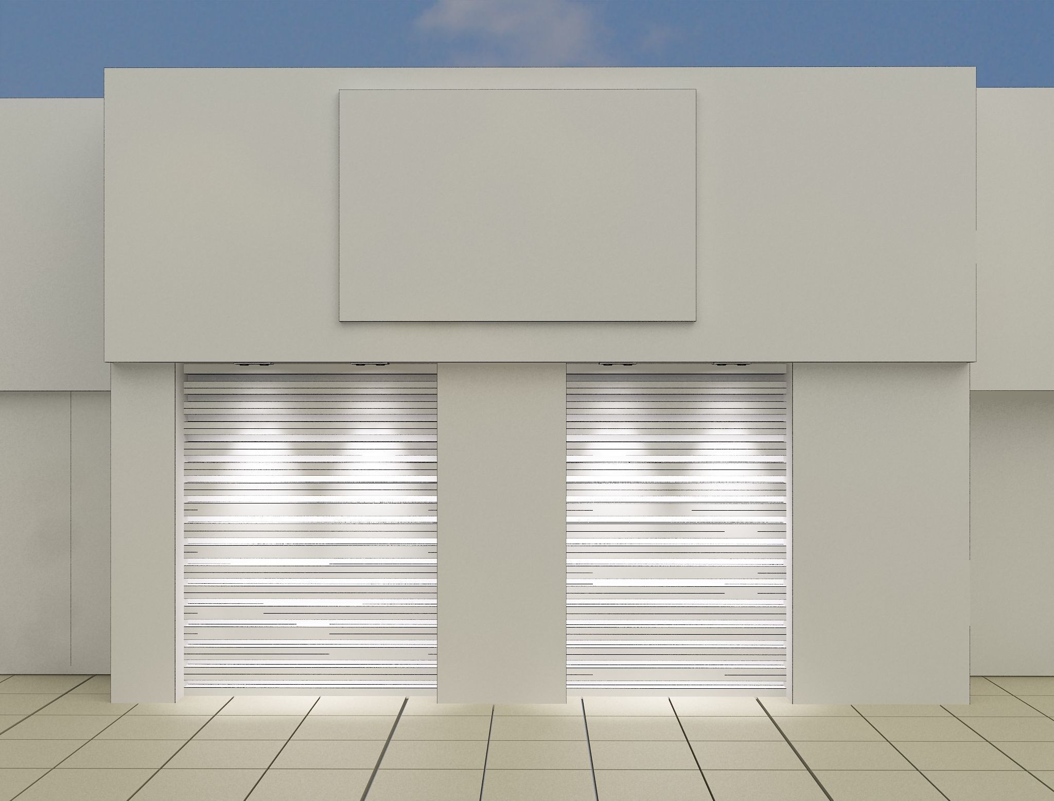  Car service entrance logo sign a615g 3D model_3