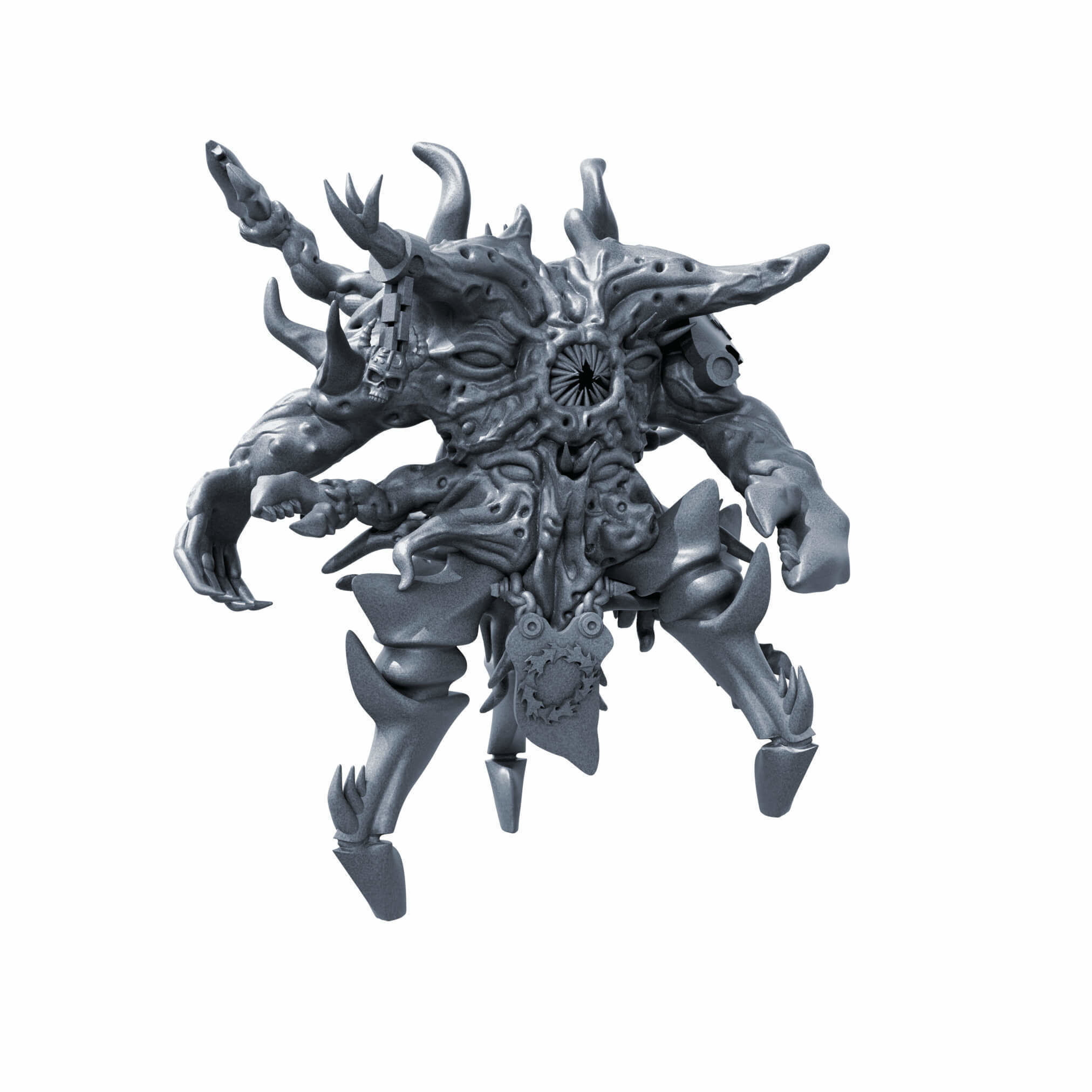 Spawns Of Chaos Wargame Proxy Miniatures 3D print model_15