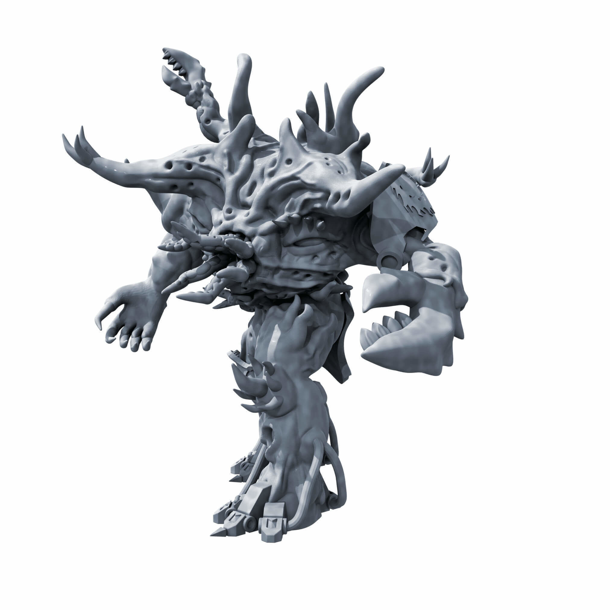Spawns Of Chaos Wargame Proxy Miniatures 3D print model_9