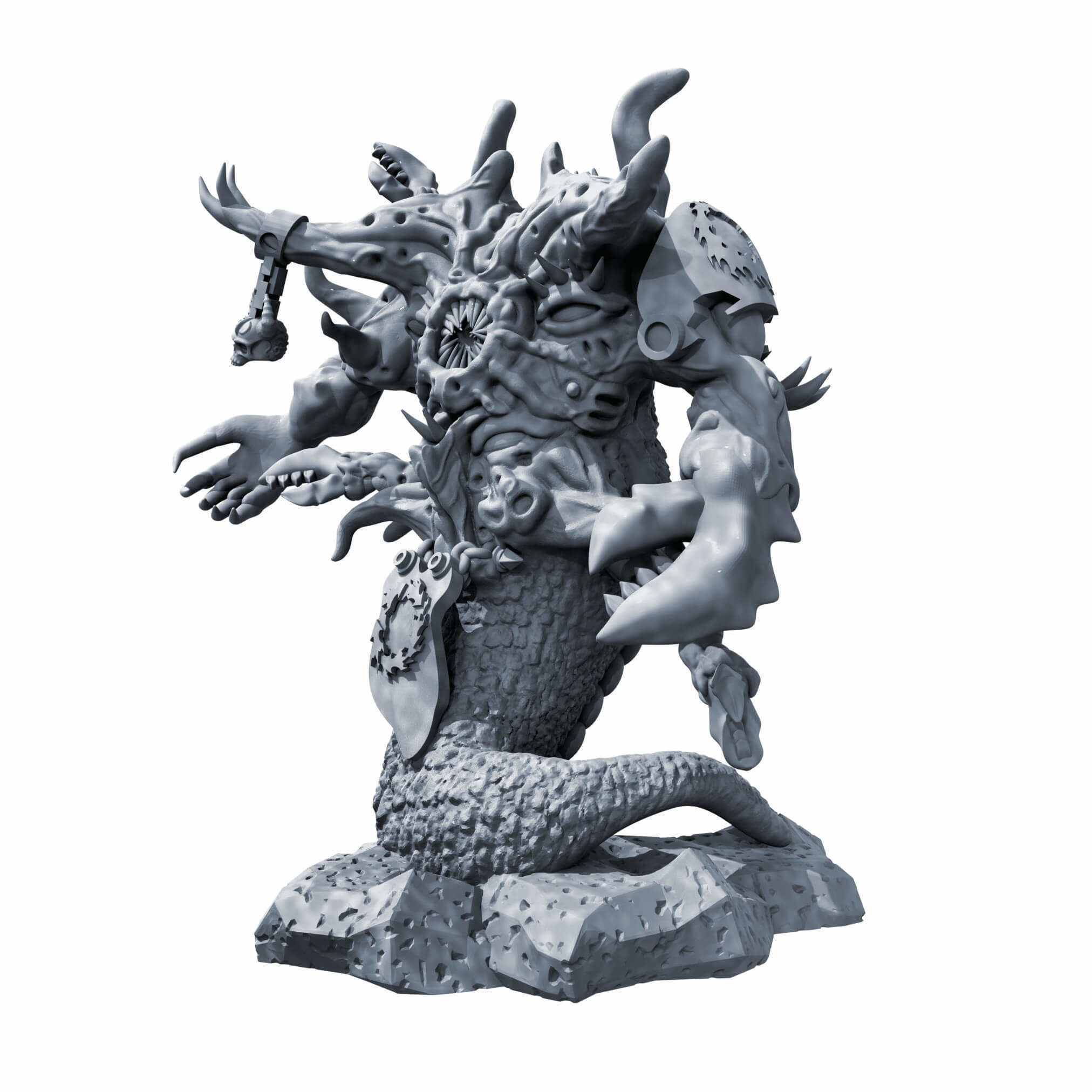 Spawns Of Chaos Wargame Proxy Miniatures 3D print model_8