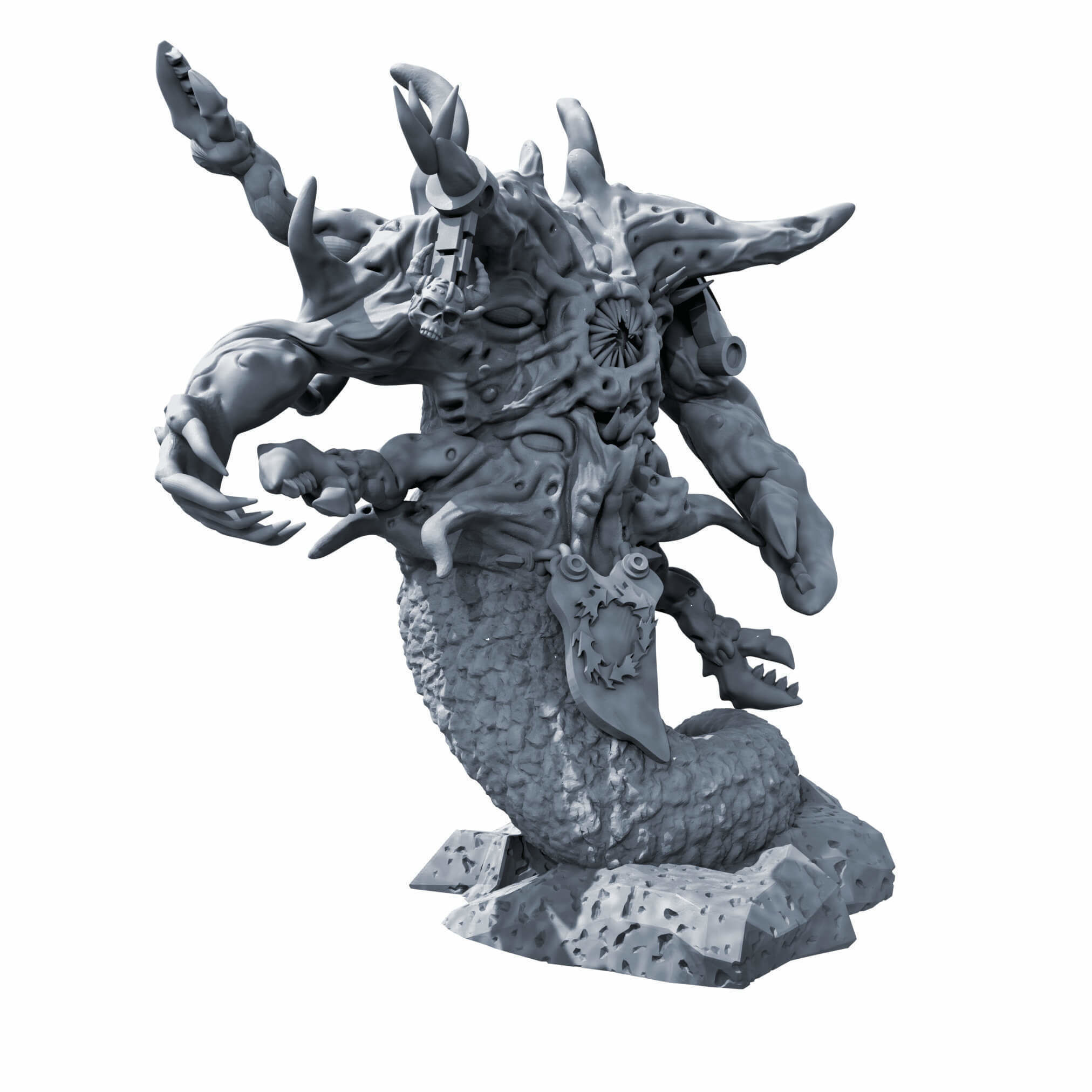 Spawns Of Chaos Wargame Proxy Miniatures 3D print model_14