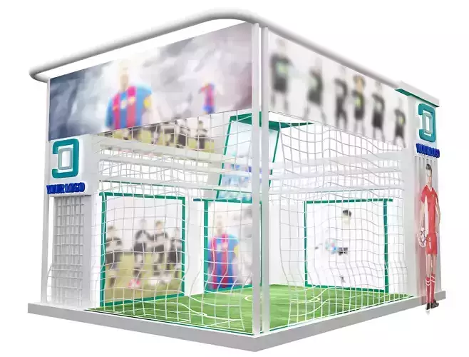 Booth Exhibition Stand a100  3D model