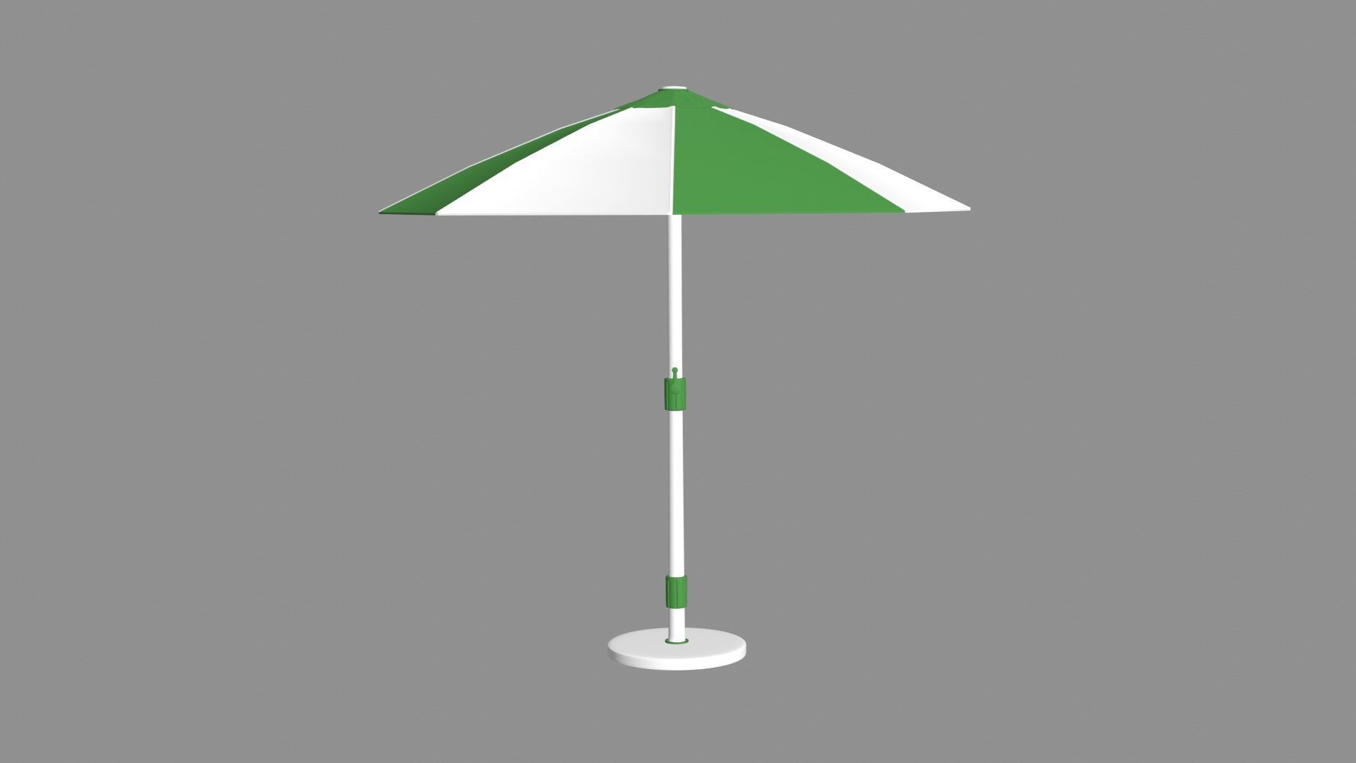 Patio outdoor table with chairs and umbrella 3 3D model_34