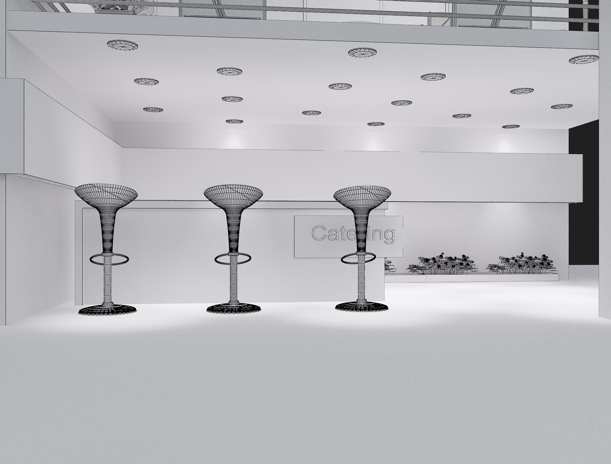 Booth Exhibition Stand a61 3D model_17