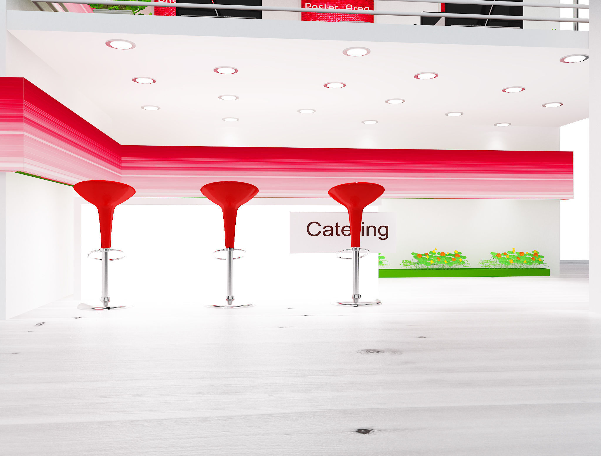 Booth Exhibition Stand a61 3D model_16