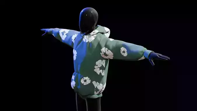 Denim Tears  Wreath Hoodie