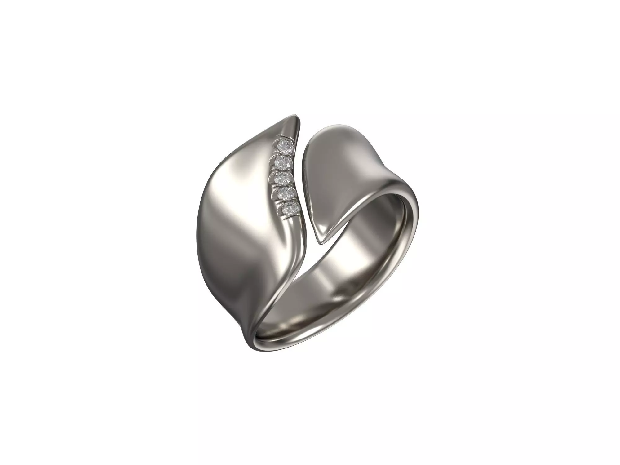 Custom Elegant ring - 1056 3D print model_0