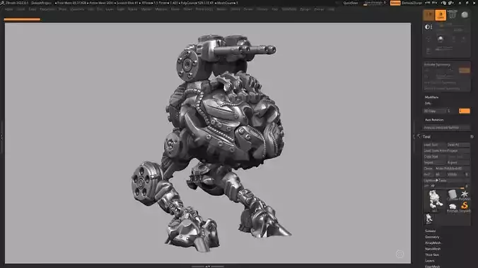 robot battle a08 3d print model  3D print model