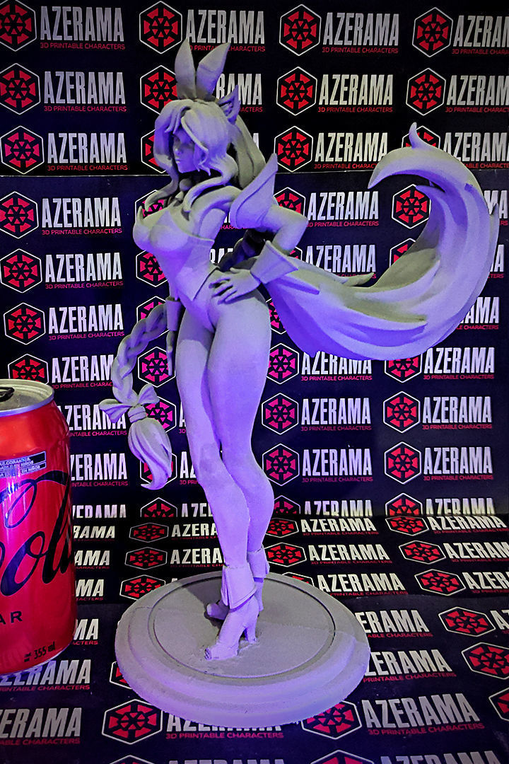 Ahri Bunny STL Ready for 3D Printing 3D print model_5