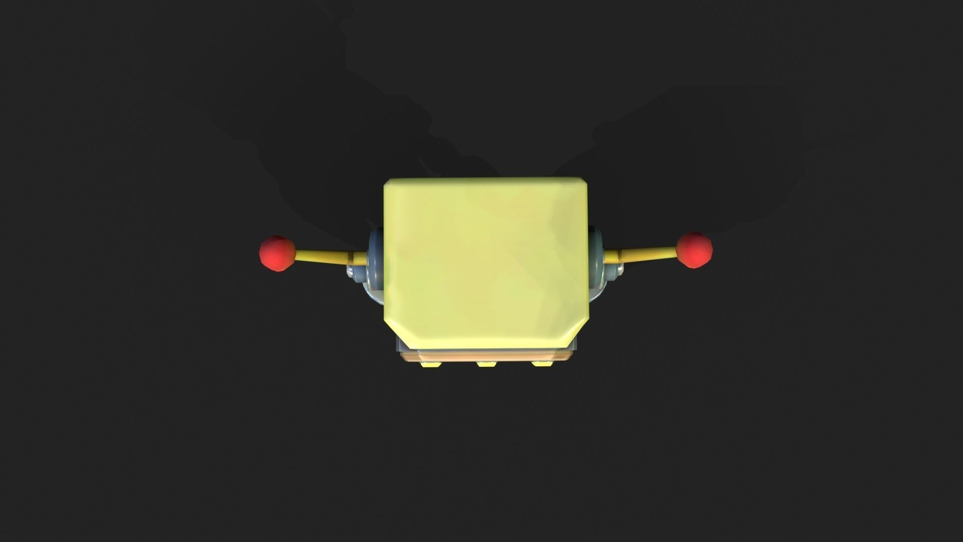 Stylized Robot 6 63 The Hot Low-poly 3D model_19