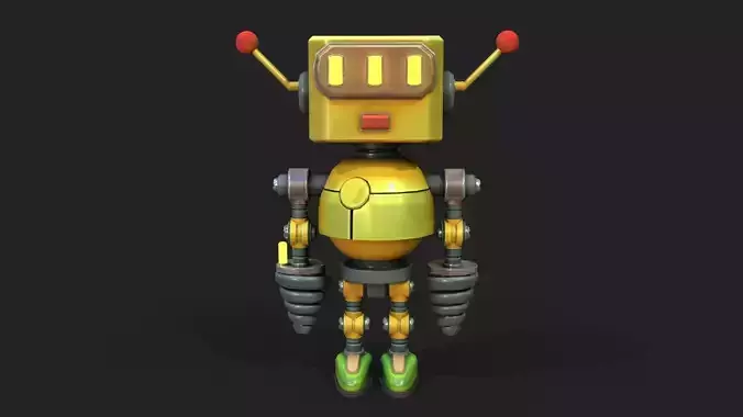 Stylized Robot 6 63 The Hot