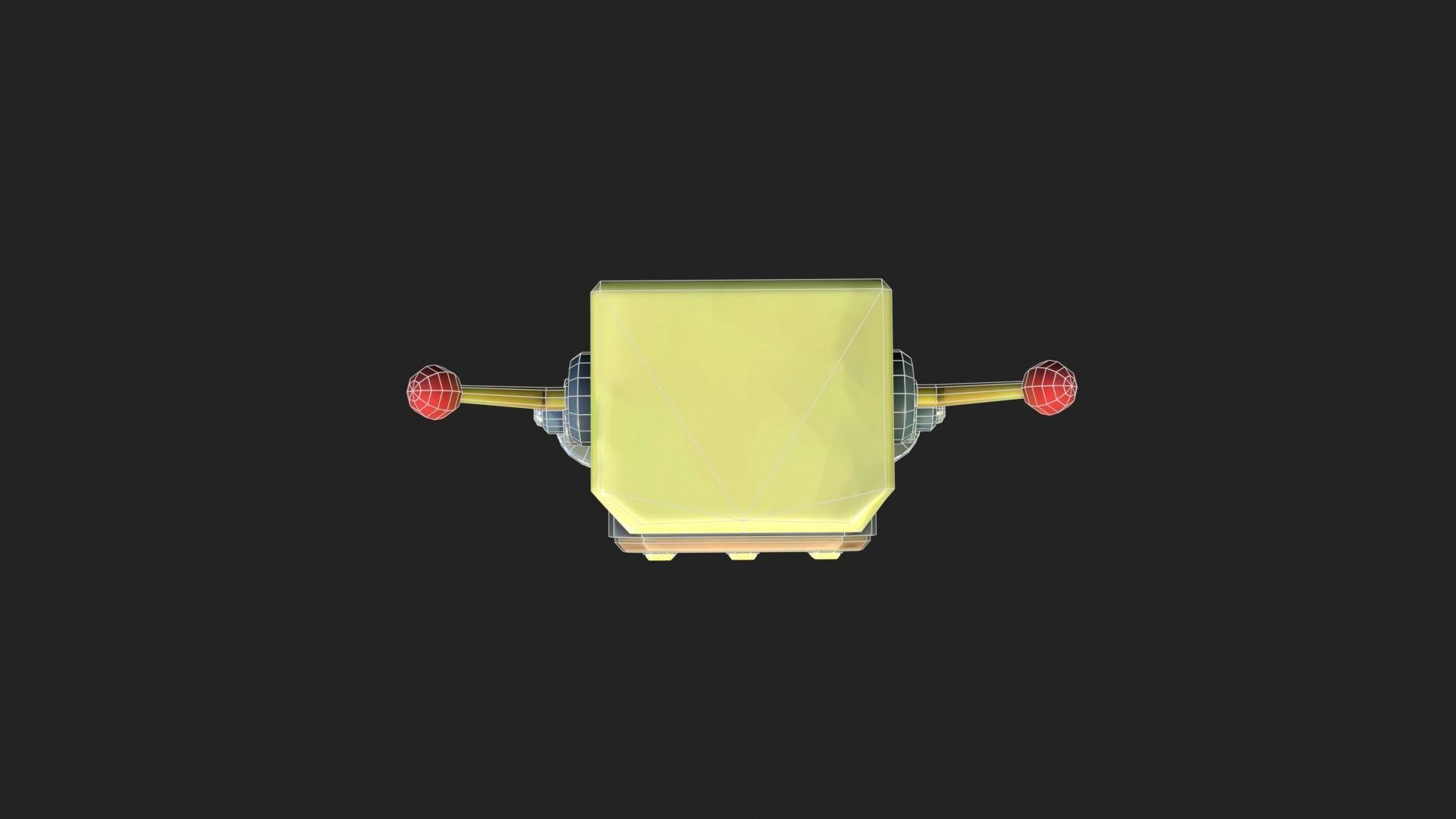 Stylized Robot 6 63 The Hot Low-poly 3D model_21