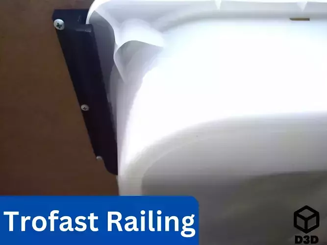 Trofast System Railing 3D print model