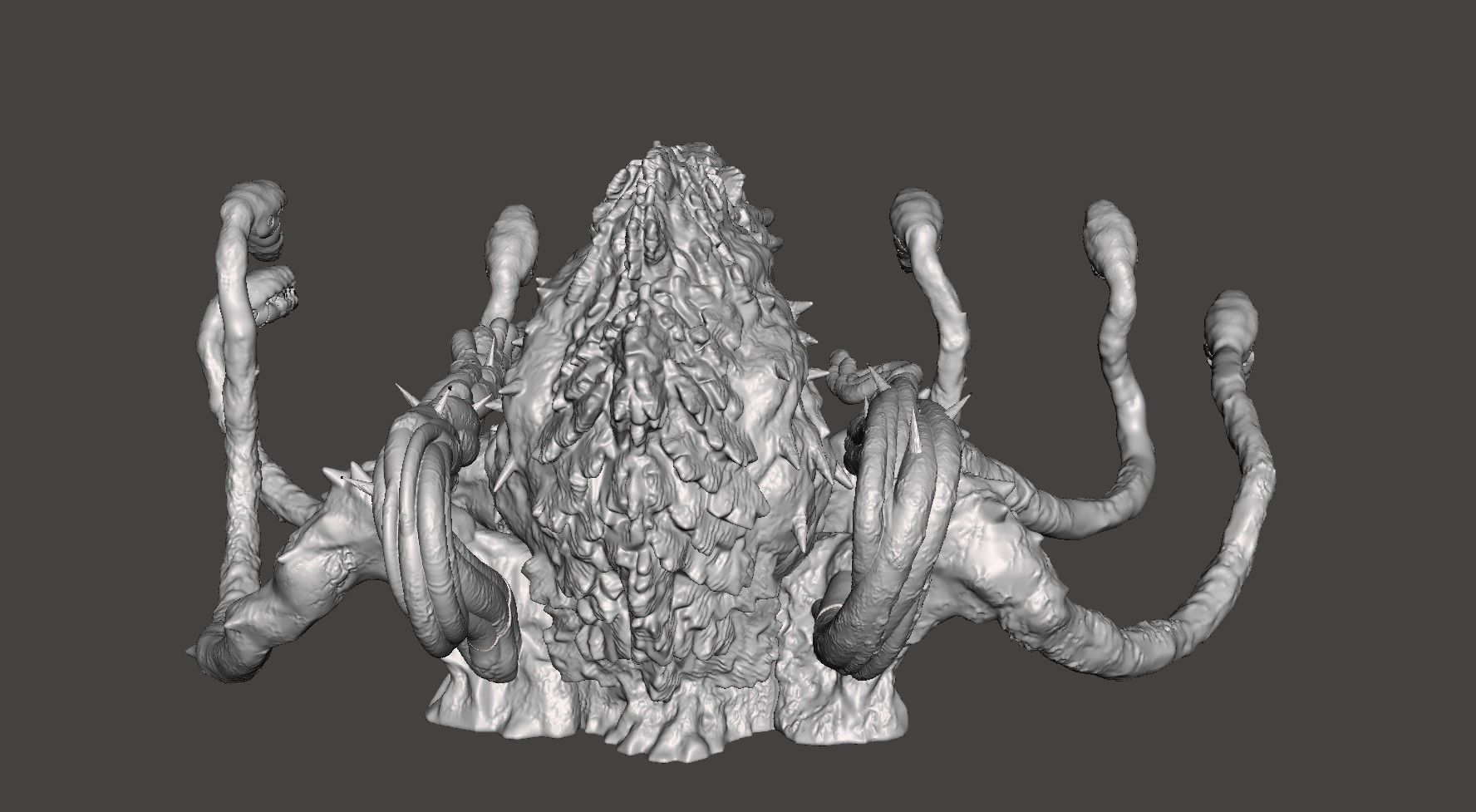 BIOLLANTE - GODZILLA KAIJU ARTICULATED HIGH-POLY STL 3D PRINTING 3D print model_4