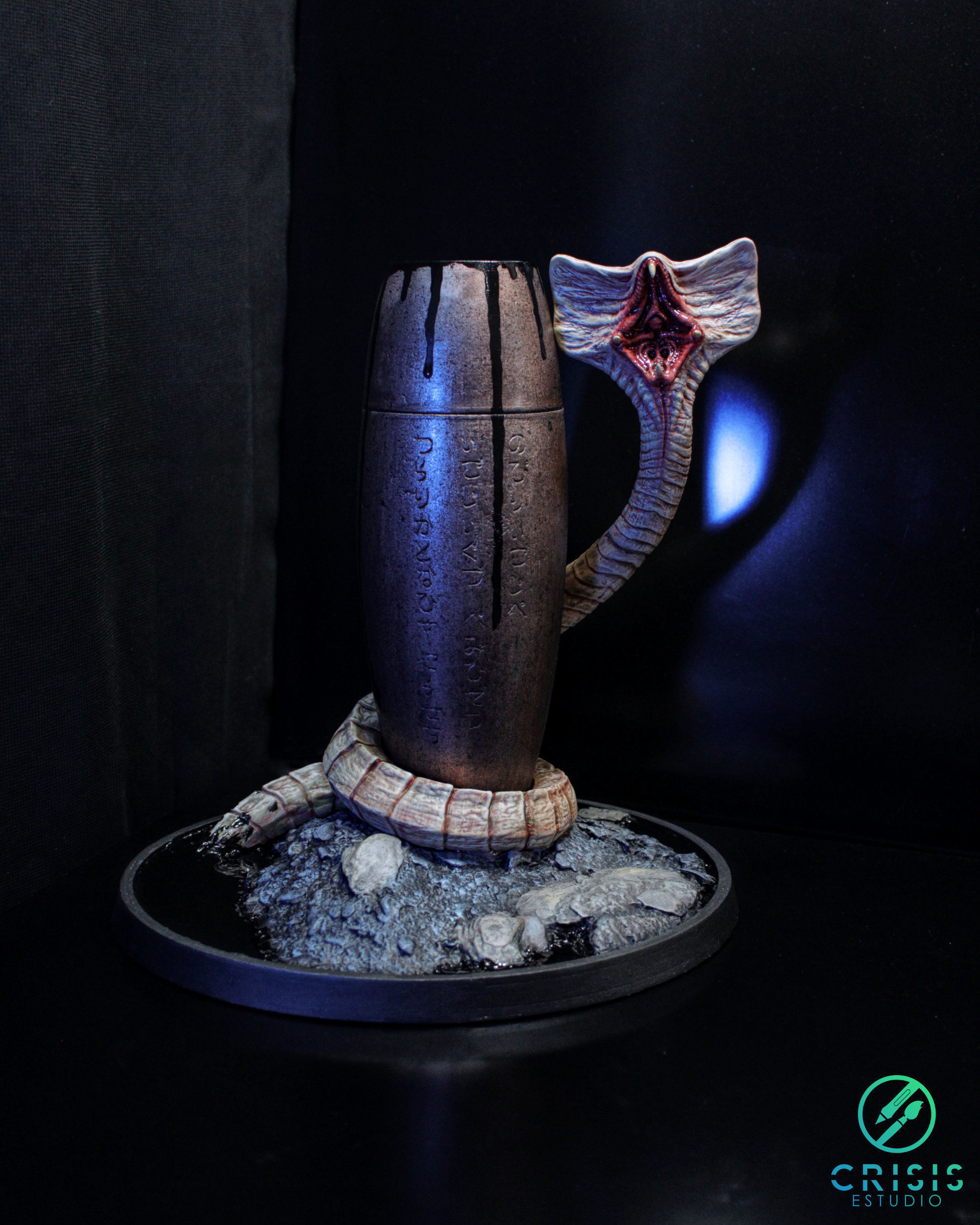 Hammerpede ready for 3D print prometheus alien covenant 3D print model_6