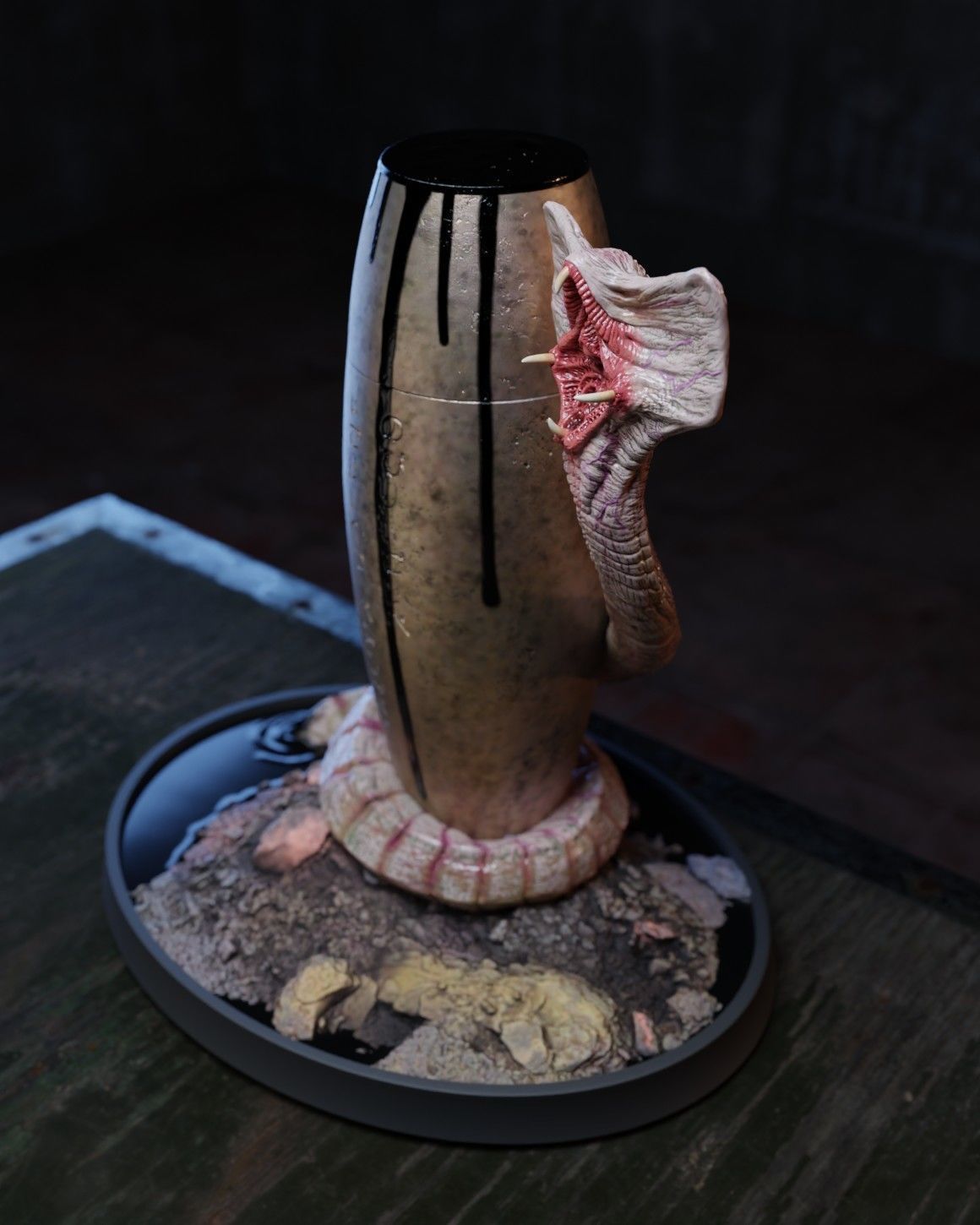 Hammerpede ready for 3D print prometheus alien covenant 3D print model_3