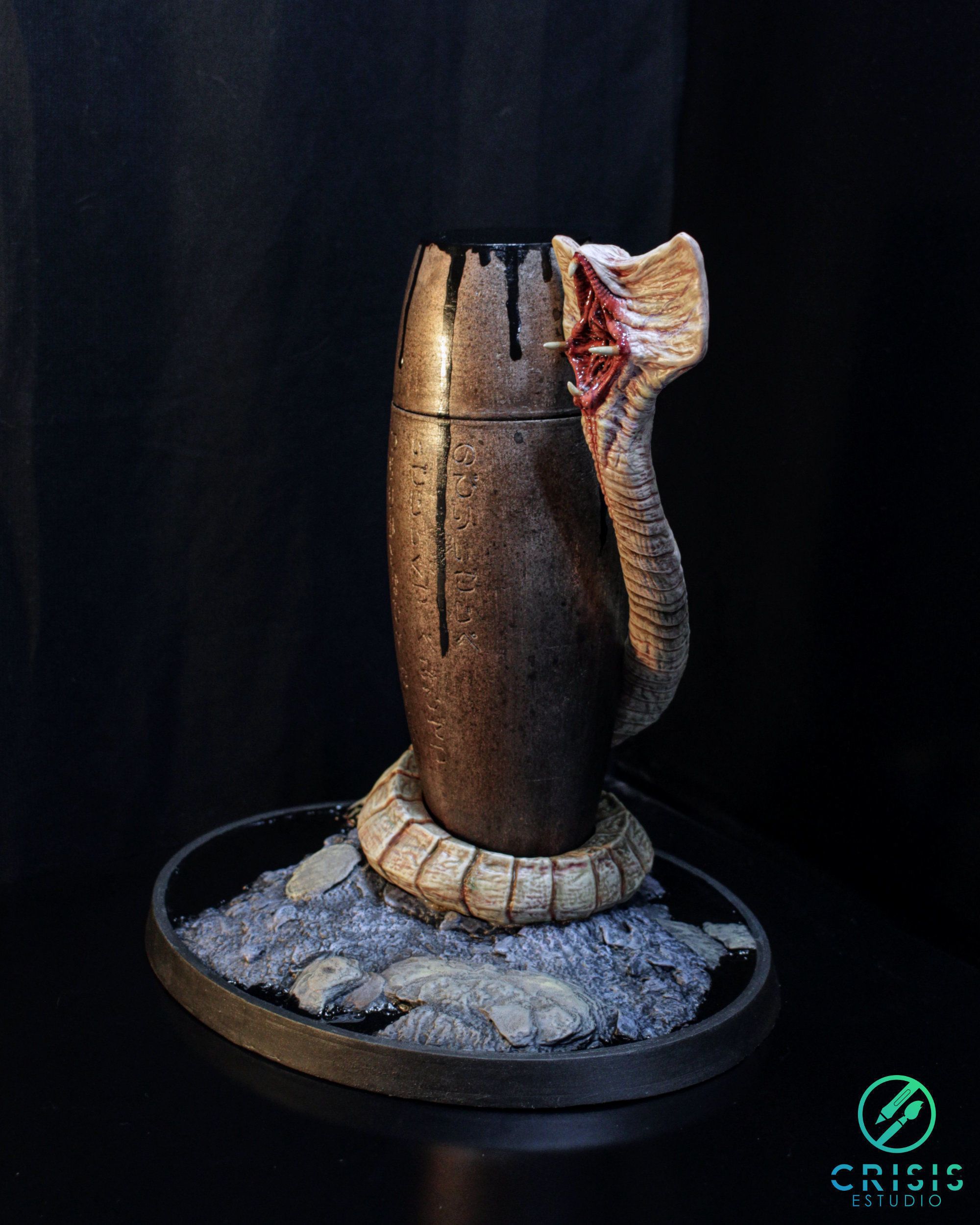 Hammerpede ready for 3D print prometheus alien covenant 3D print model_7