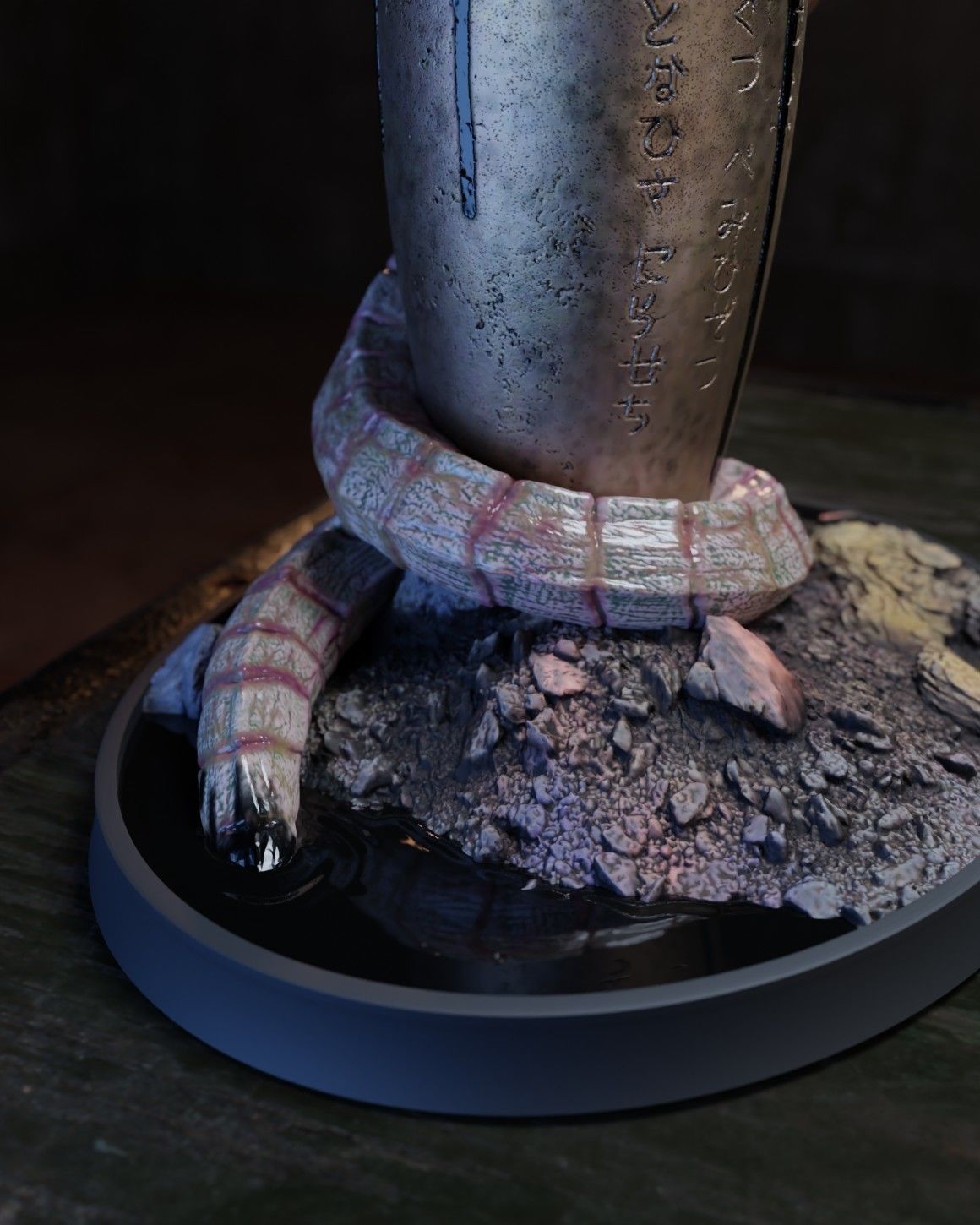 Hammerpede ready for 3D print prometheus alien covenant 3D print model_14