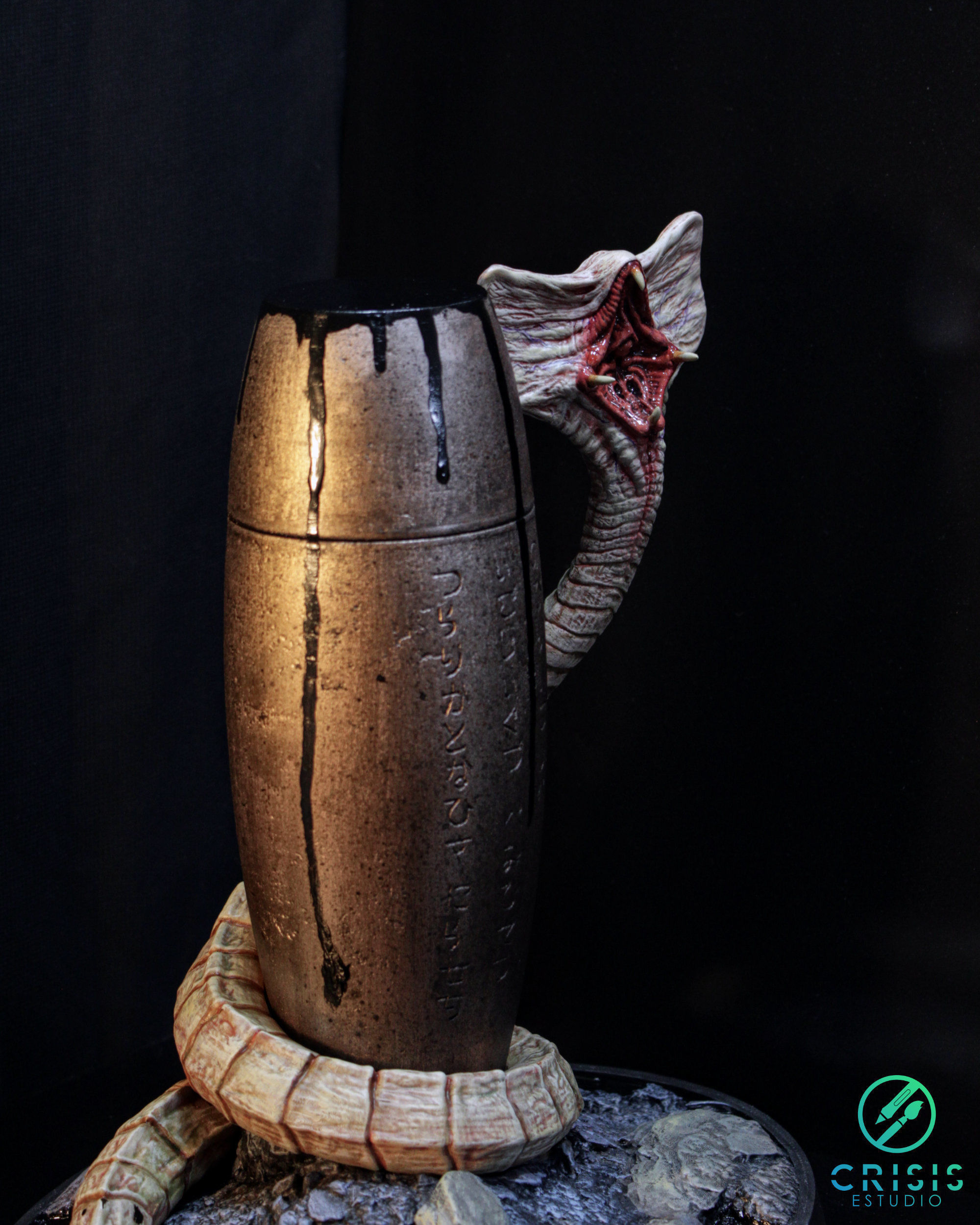 Hammerpede ready for 3D print prometheus alien covenant 3D print model_11