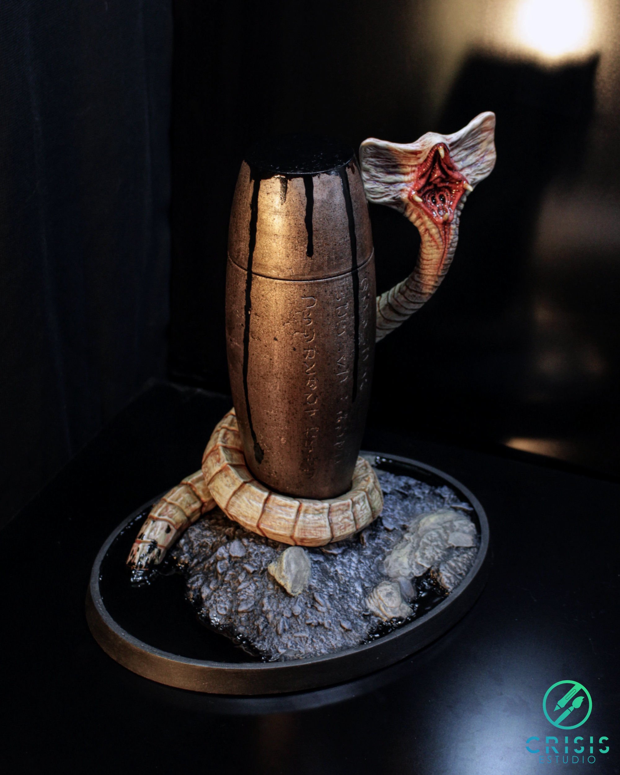 Hammerpede ready for 3D print prometheus alien covenant 3D print model_8