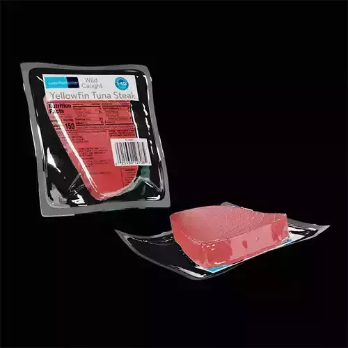 Tuna Steak 3D model