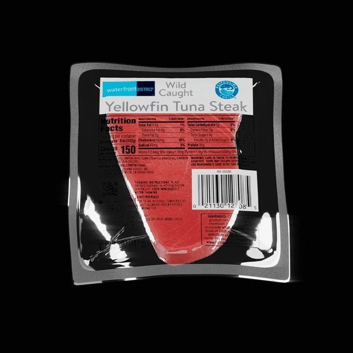 Tuna Steak 3D model_2