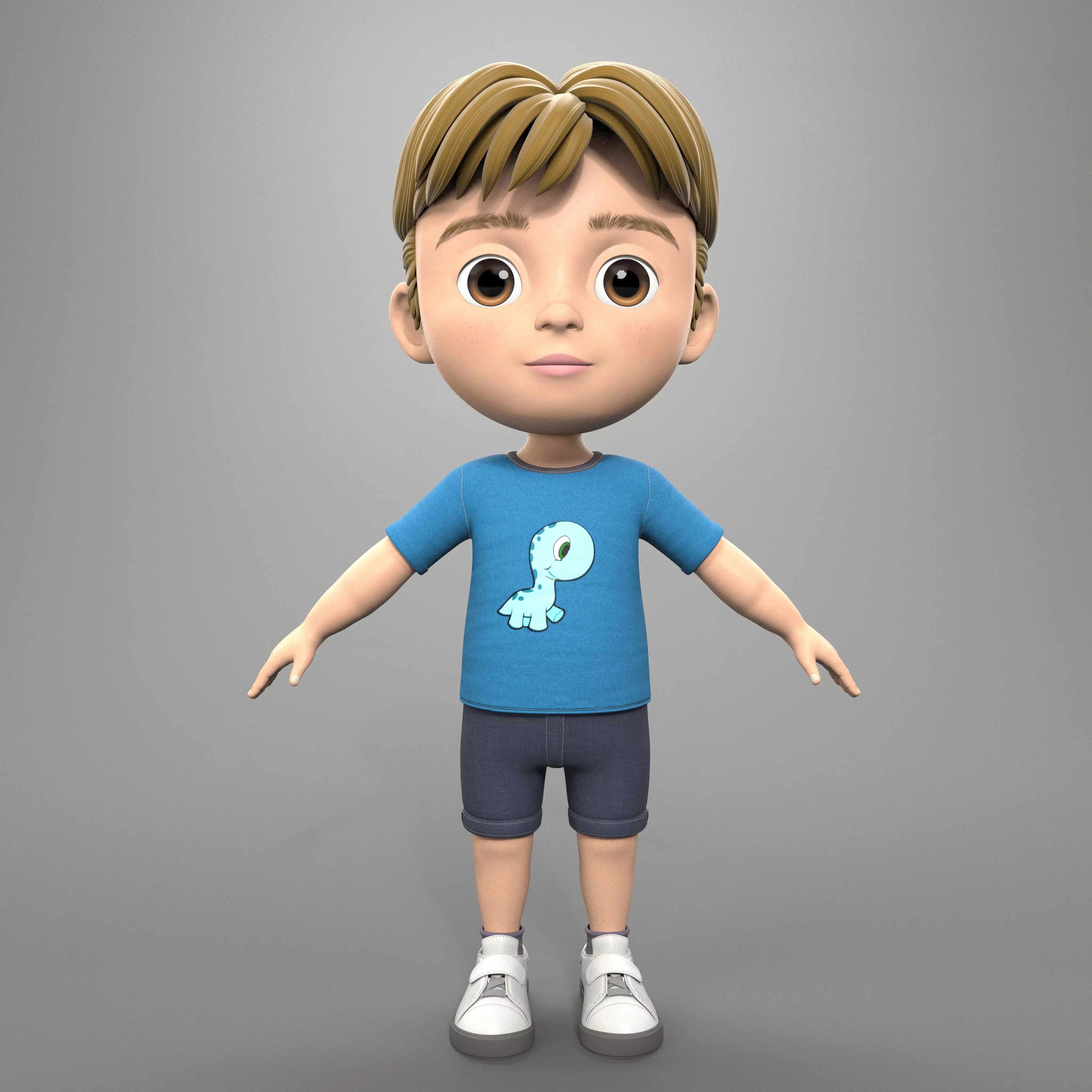 julian cartoon character Model 3D model 3D model