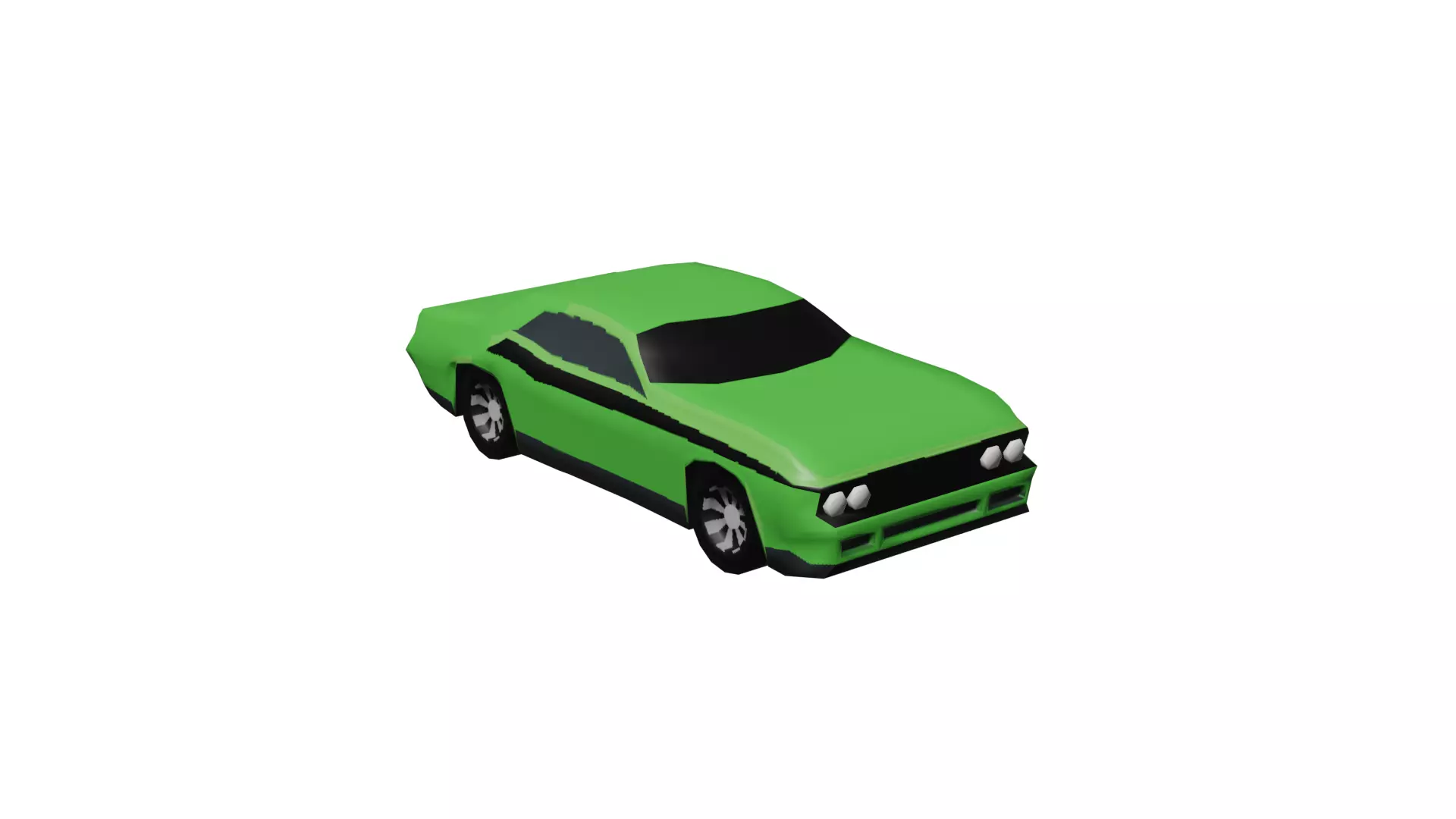 muscle car Free low-poly 3D model