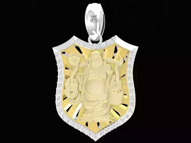 lucky  God of wealth pendant 3479