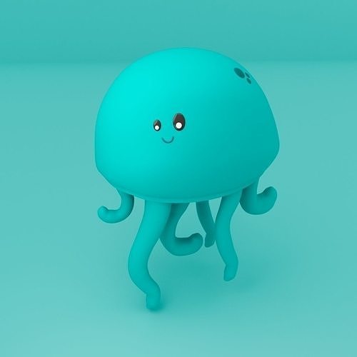 Little Occ Low-poly 3D model