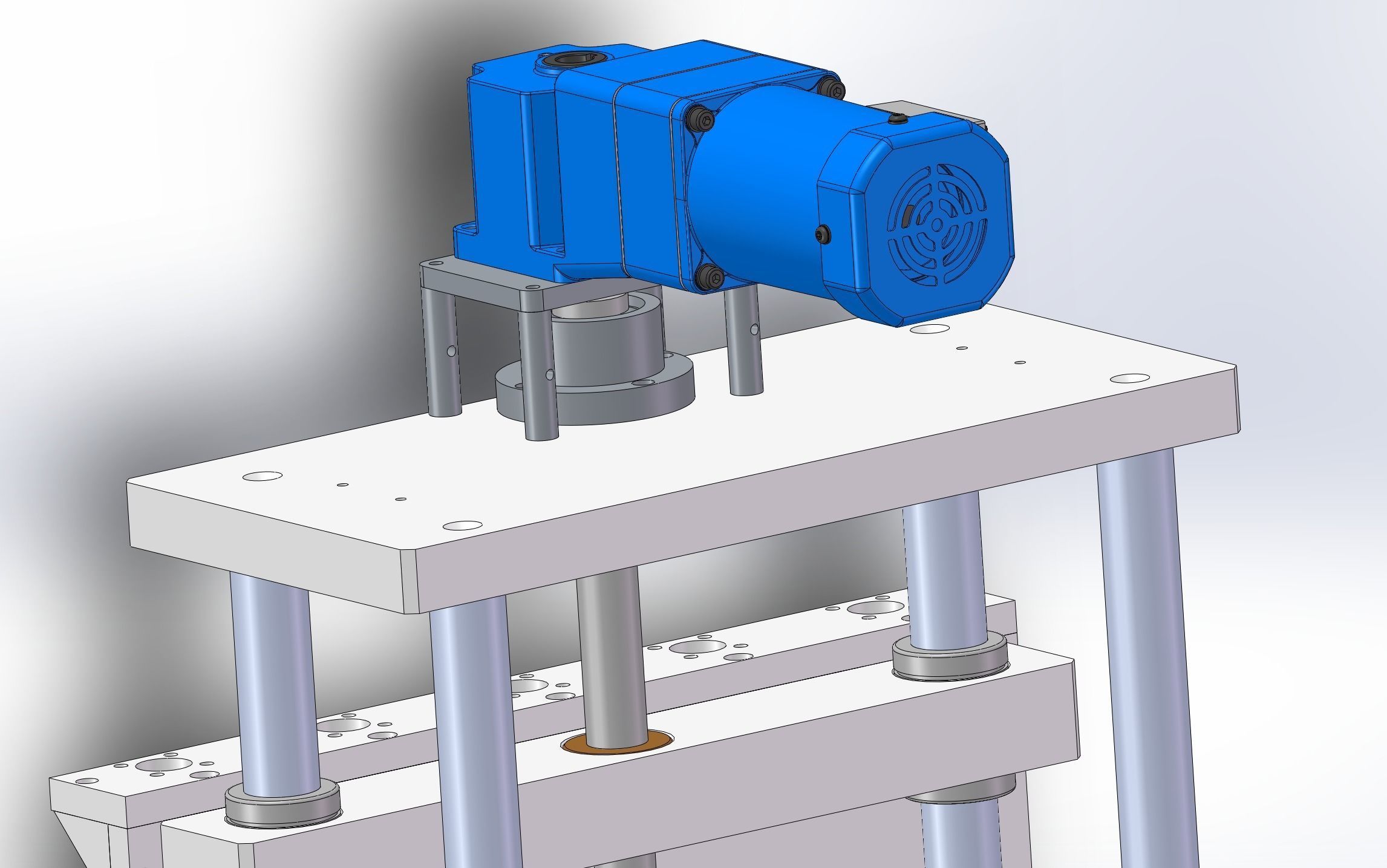5 Head roll cover machine  3D model_12