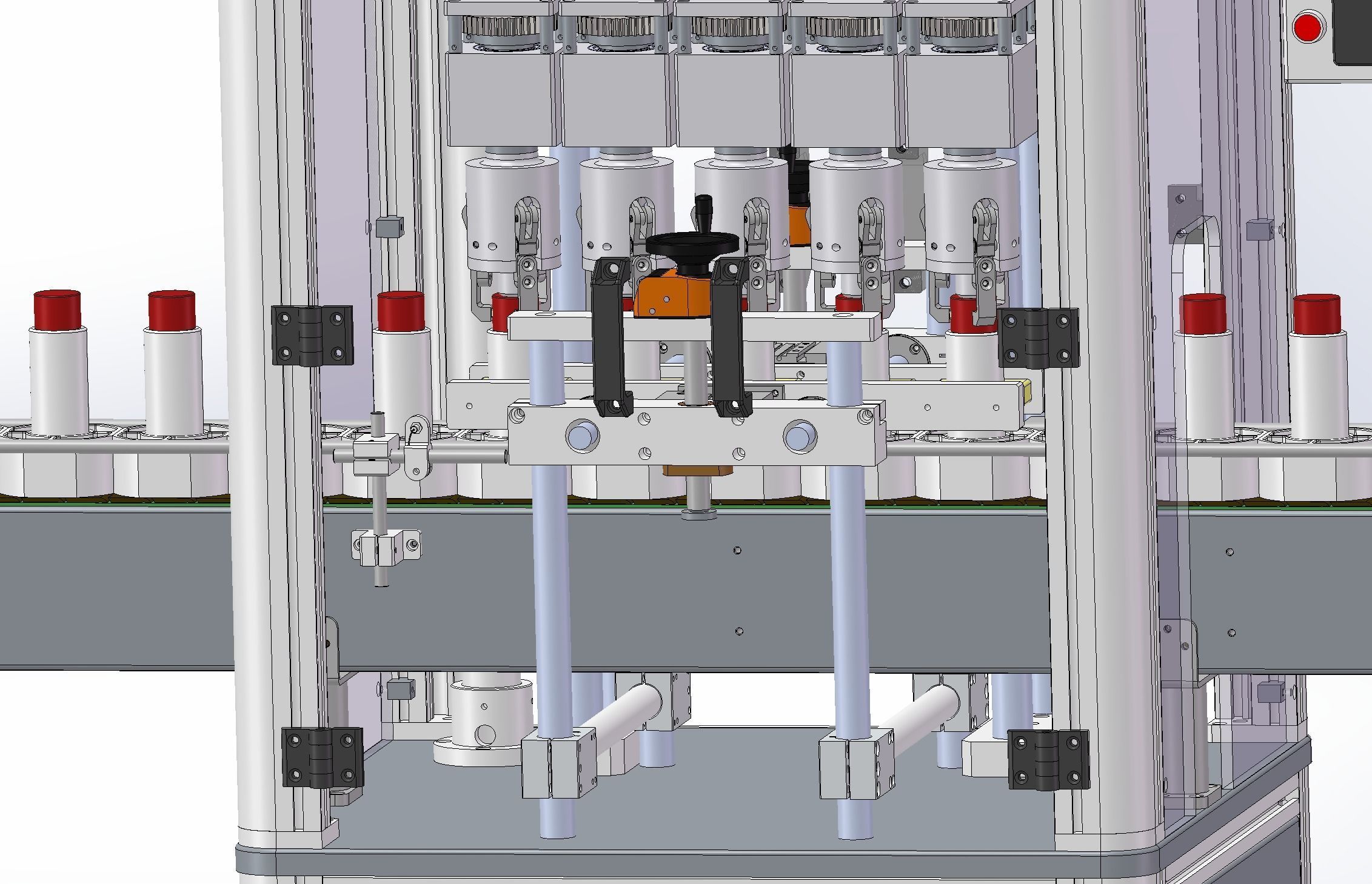 5 Head roll cover machine  3D model_13