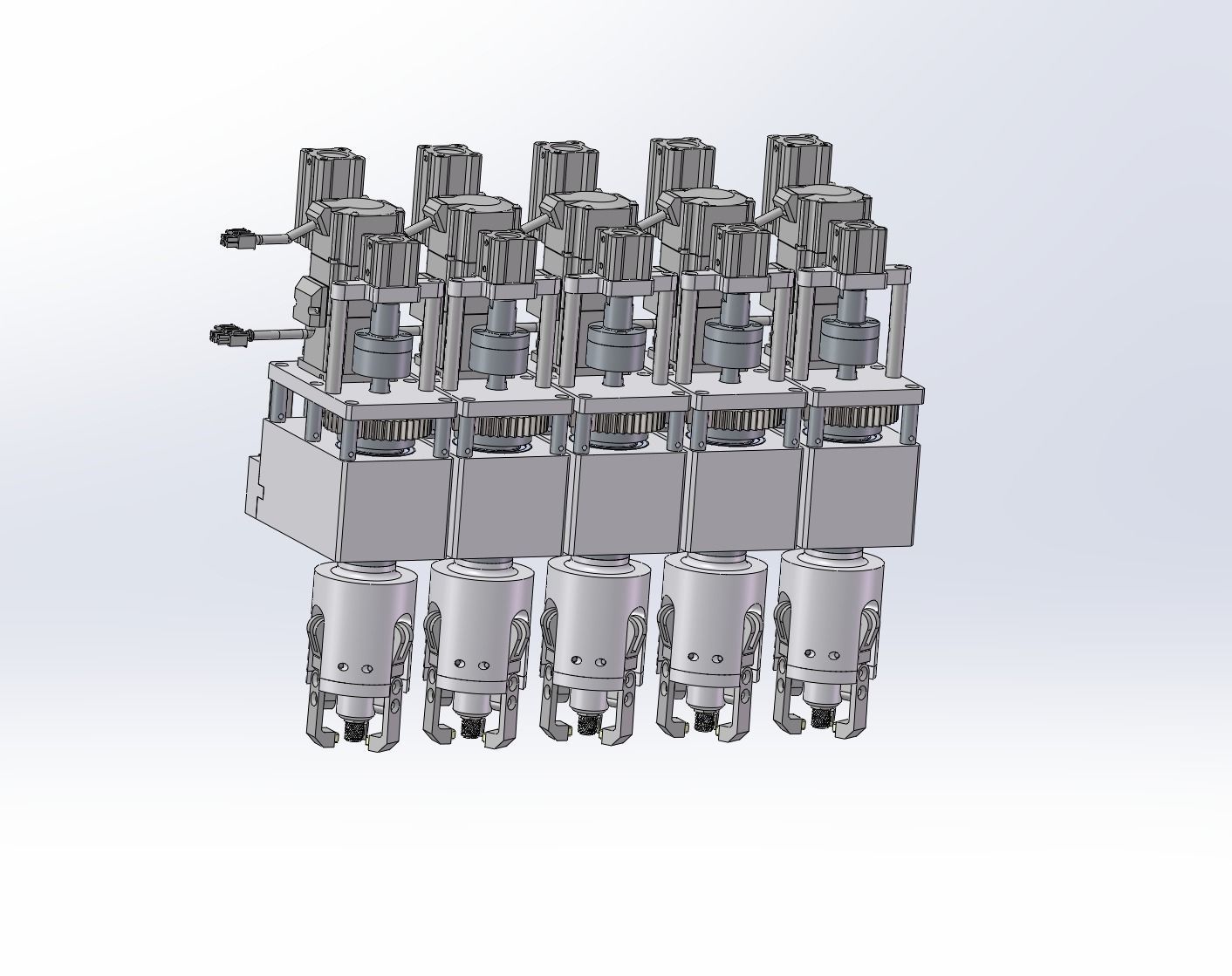 5 Head roll cover machine  3D model_5