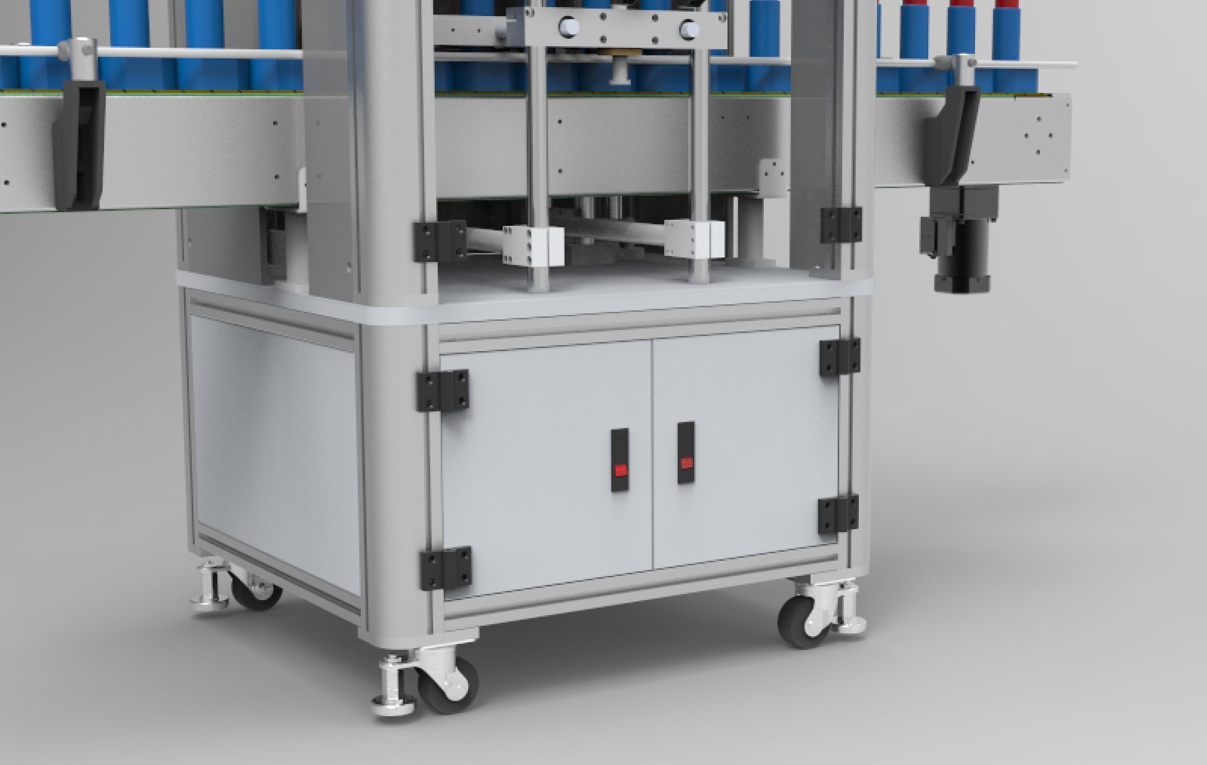 5 Head roll cover machine  3D model_3